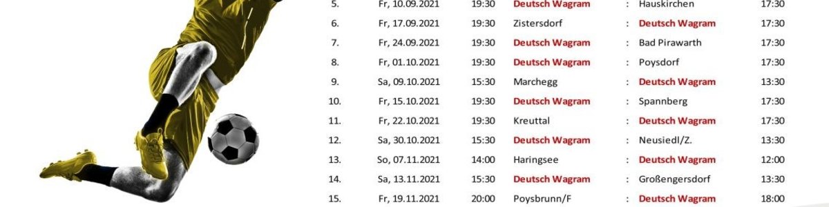 Spielplan Herbst 2021